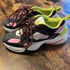 Retro Black / Pink Nike’s with Green Trim